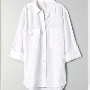 Babaton Utility Button-up in white (size XXS)